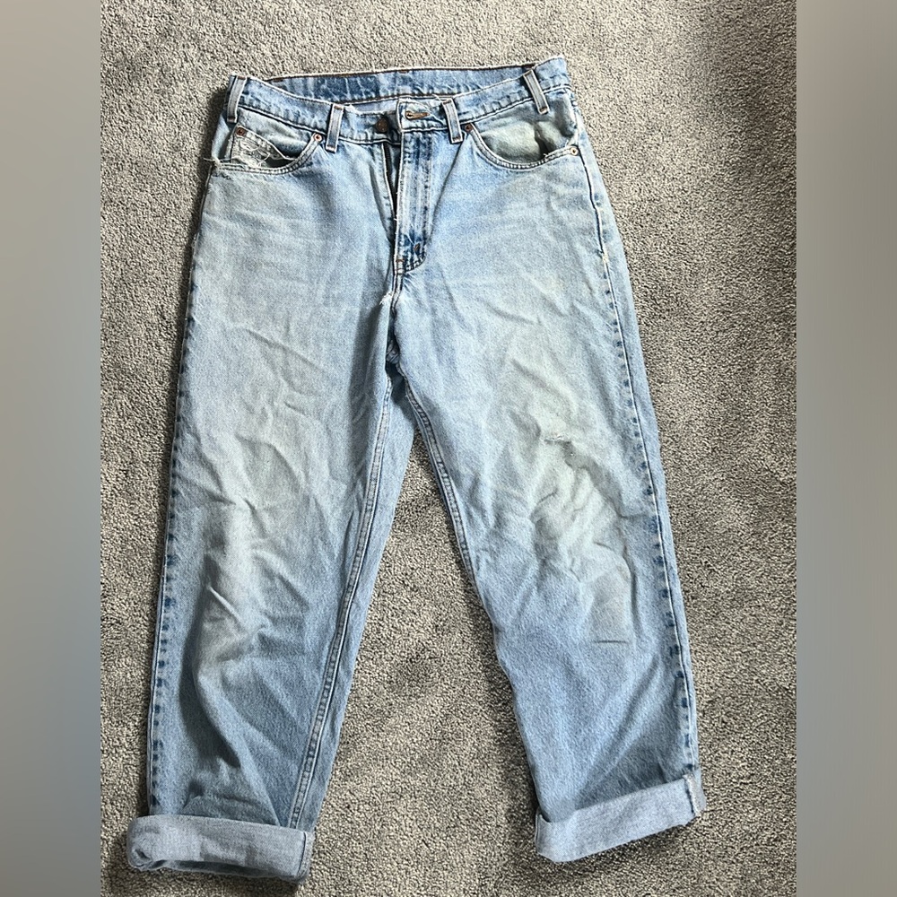 Orange Tab Levi 550’s